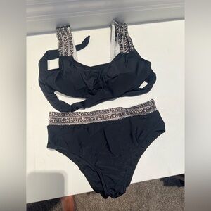 Black Cheetah 2 Piece